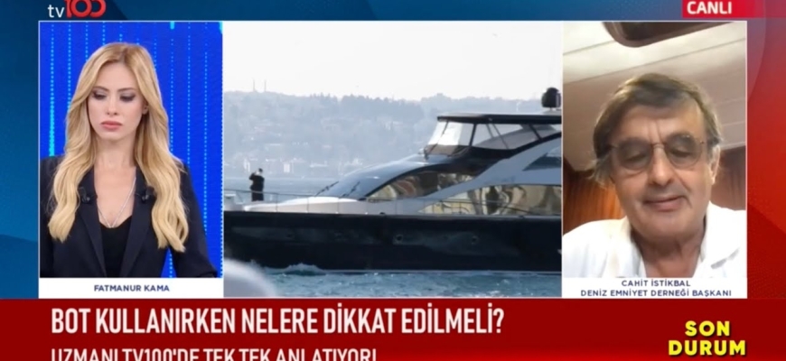 Ege'deki Bot kazasıyla İlgili Deniz Emniyet Derneği'nin Değerlendirmeleri TV 100'de